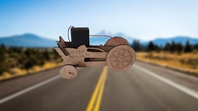 Çift Çeker Motorlu Araba Stem Seti (Yarış Arabası) (Okul Öncesi+)