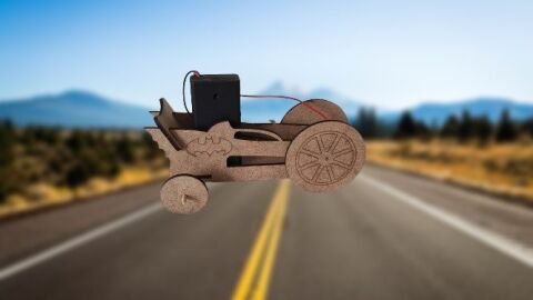 Çift Çeker Motorlu Araba Stem Seti (Yarış Arabası) (Okul Öncesi+)